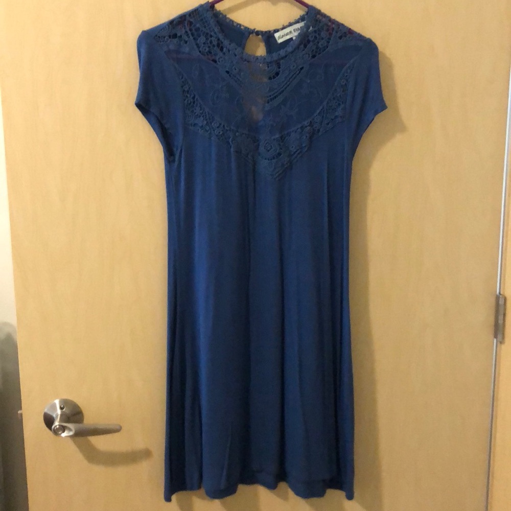 Blue Lace Dress